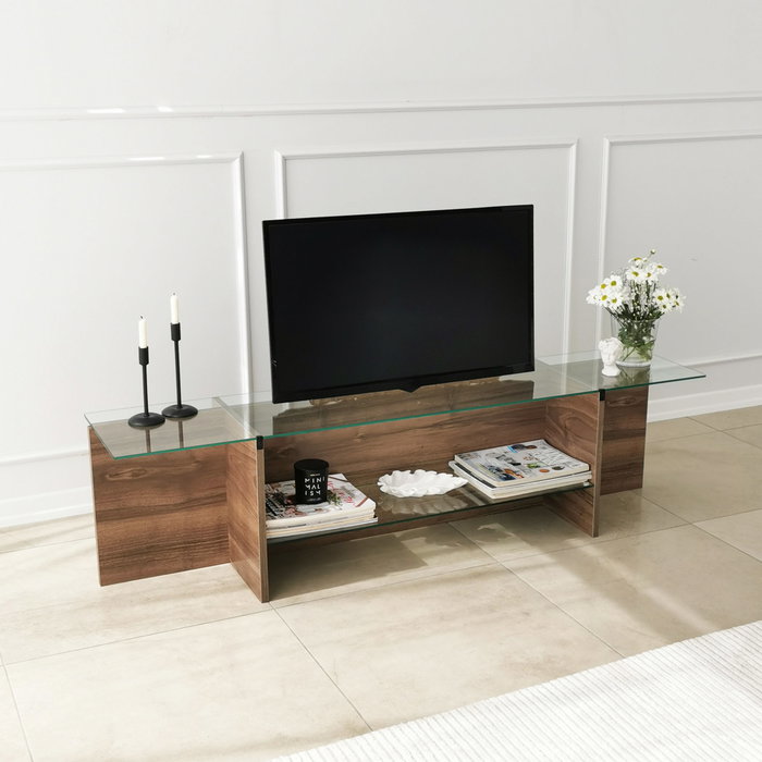 Hanah Home Escape TV - Walnut